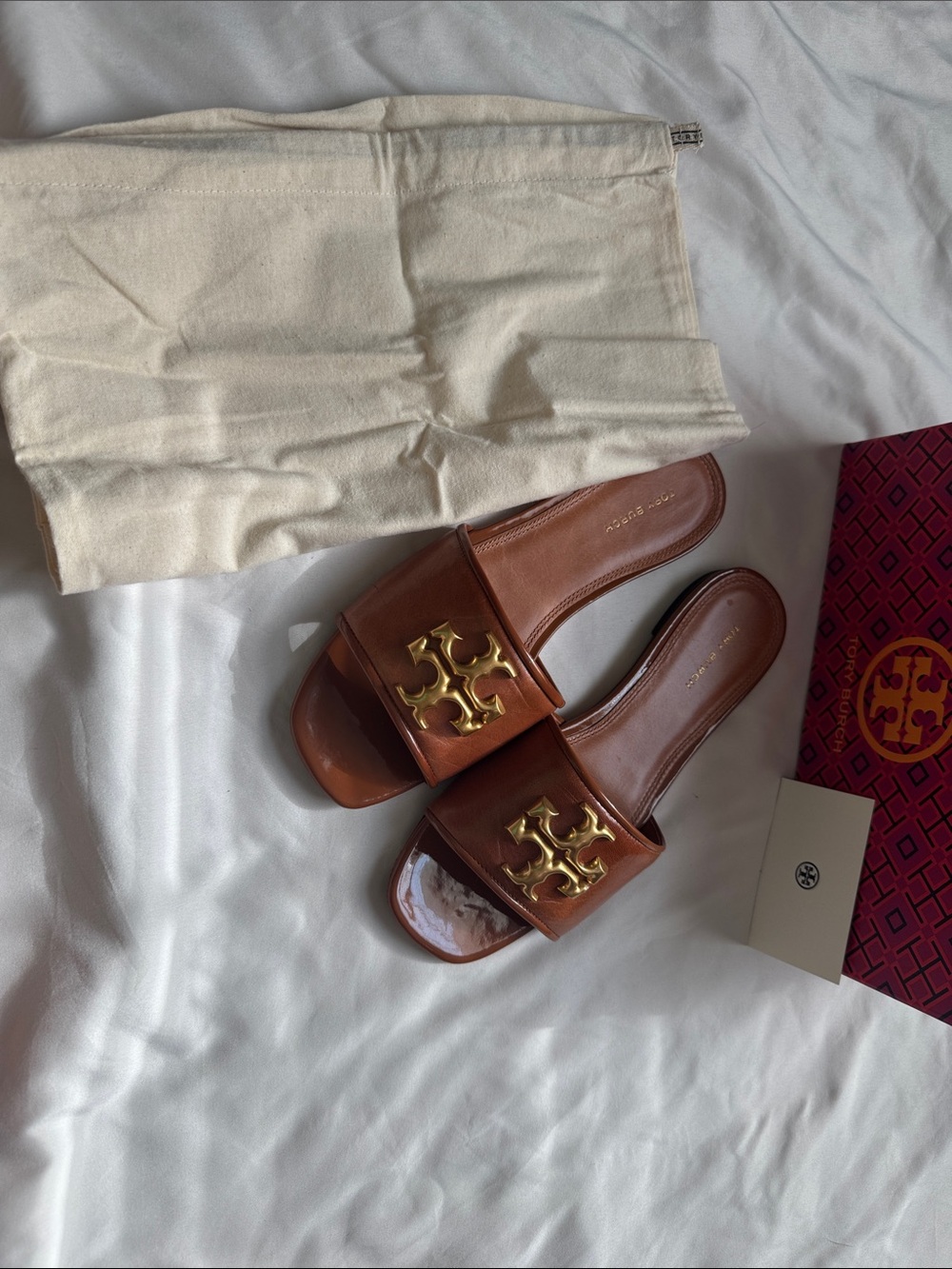 Tory Burch Brown Eleonor Slide Sandals - Picture 4 of 4